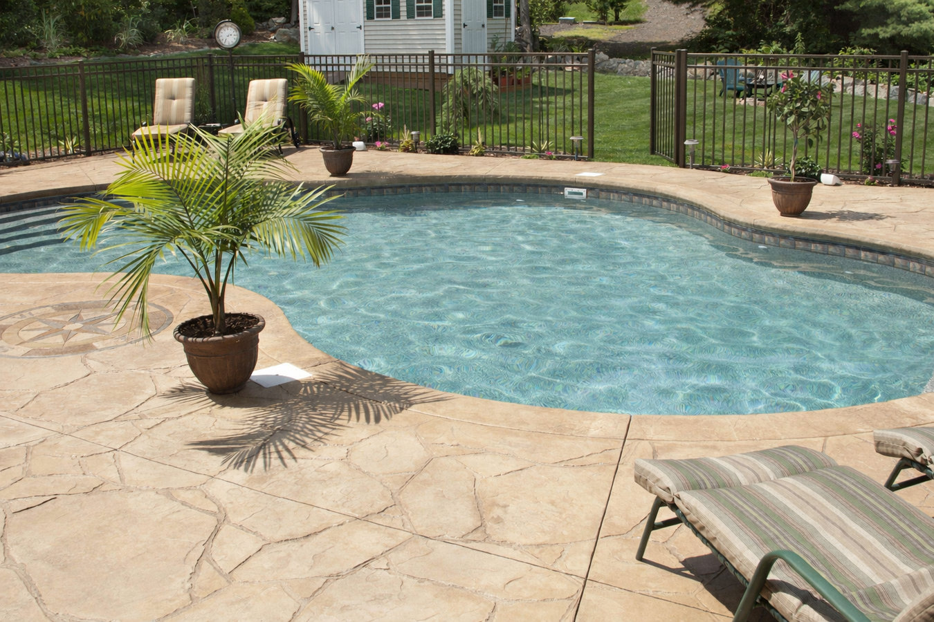 Concrete pool decks in San Rafael, CA